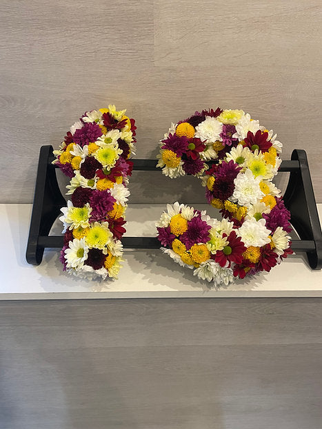 Funeral Letters and Numbers
